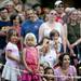 A large audience gathers to watch a Les 7 Doigts performance during Top of the Park on Friday, June 21. Daniel Brenner I AnnArbor.com